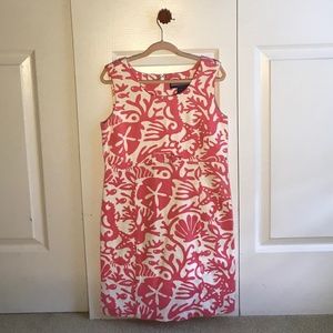 NWT Coral Vineyard Vines Dress Girls With Marine Pattern